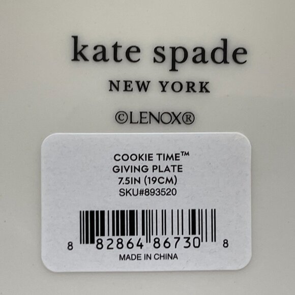 Kate Spade (Lenox) Cookie Time Giving Plate - Picture 5 of 7